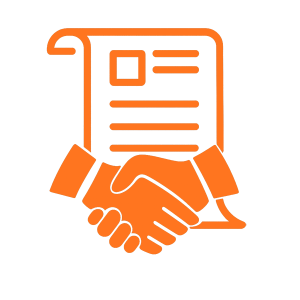 lễ ký kết hợp đồng icon