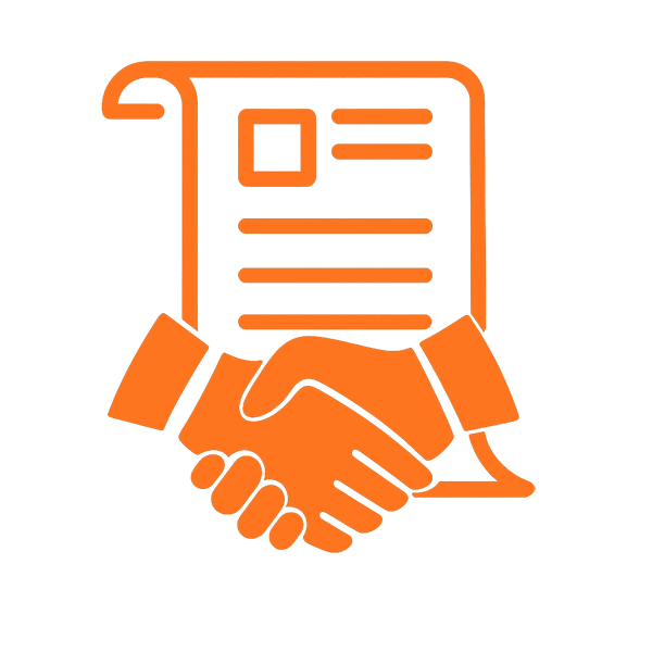 lễ ký kết hợp đồng icon