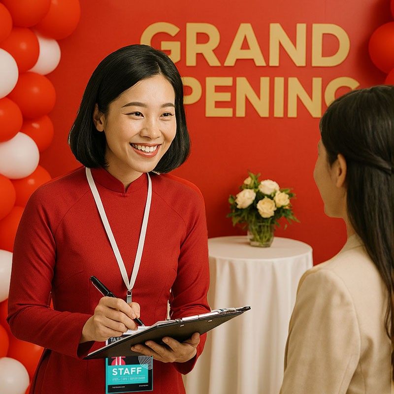 Nhân viên sự kiện tư vấn khách - LCT Communication