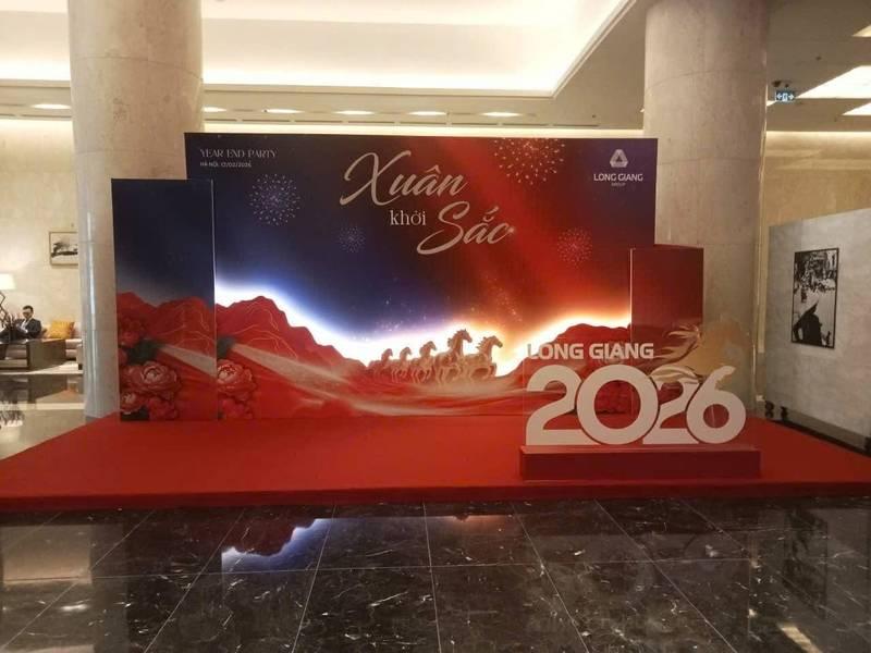 Thi công backdrop sự kiện trọn gói với thiết kế 