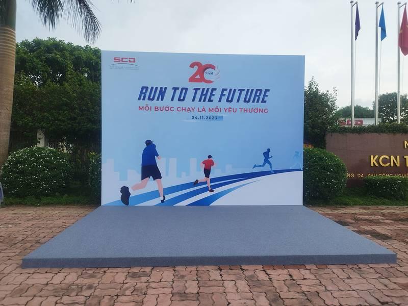 Thi công backdrop sự kiện trọn gói và giao nhanh trong 1 ngày cho chương trình chạy bộ 