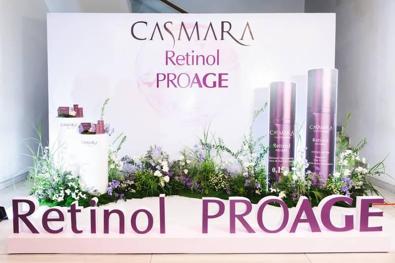 Thi công booth sự kiện quảng bá sản phẩm Casmara Retinol PROAGE thiết kế trọn gói giá tốt HCM.