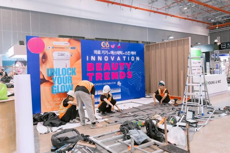 Thi công gian hàng triển lãm hội chợ chuyên nghiệp, uy tín tại tphcm với dịch vụ thiết kế thi công gian hàng triển lãm hội chợ trọn gói.