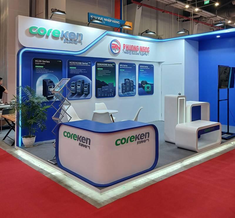 Thi công gian hàng triển lãm hội chợ với thiết kế hiện đại, chuyên nghiệp, dịch vụ trọn gói uy tín tại TPHCM.