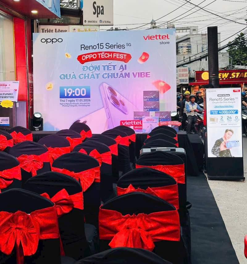 Sự kiện tổ chức activation Oppo Reno15 với dịch vụ tổ chức activation trọn gói từ agency activation uy tín.